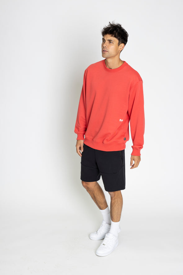 Genesis Crew Sweatshirt | Coral
