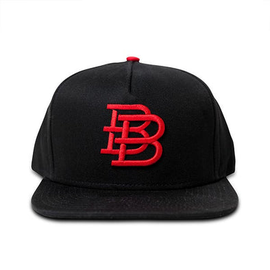 BB Snapback Cap | Black/Red