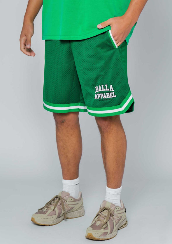 Cambridge Basketball Short / Celtic Green