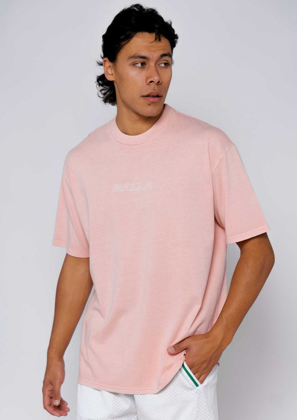 Prospect Crew Neck T-Shirt / Pigment Peach