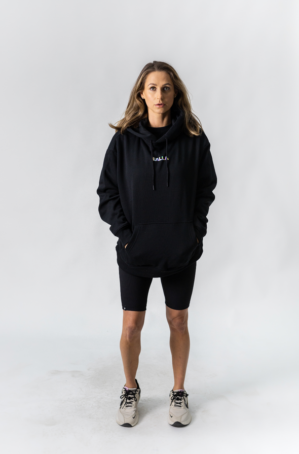 Unisex Chromatic Hooded Sweatshirt | Black